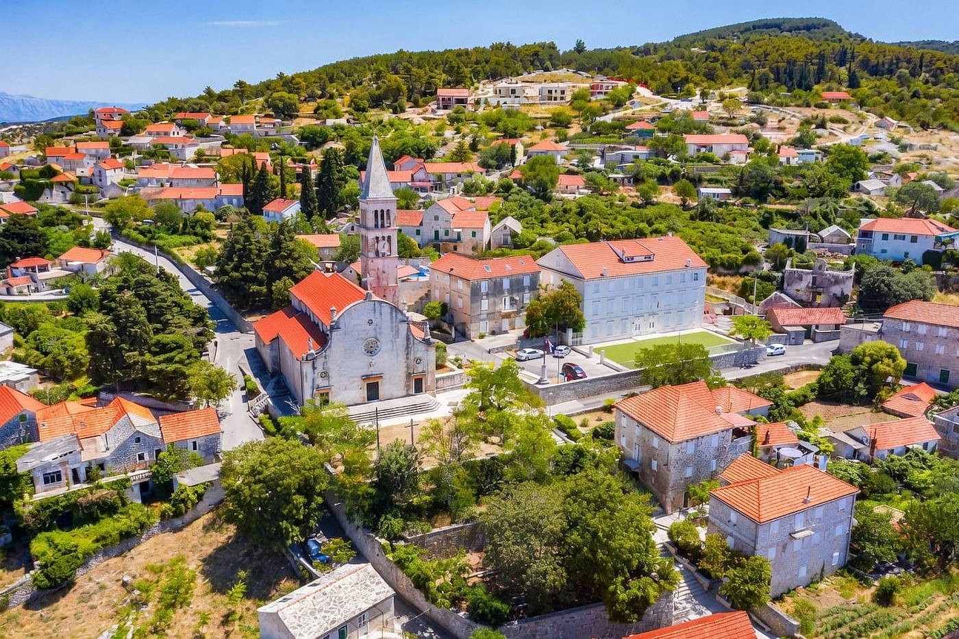 Na prodej krásný kamenný dům k rekonstrukci – ostrov Brač, #Ostrov Brač, #Chorvatsko